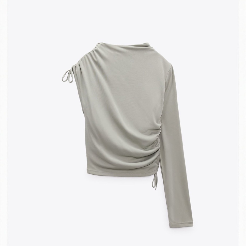 Zara one sleeve blouse
